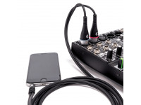1/8 Inch to Dual XLR Audio Cables D'Addario Adaptador mini-jack para XLR Dual Stereo 1/8 Inch to Dual XLR Audio Cables D'Addario Adaptador mini-jack para XLR Dual Stereo